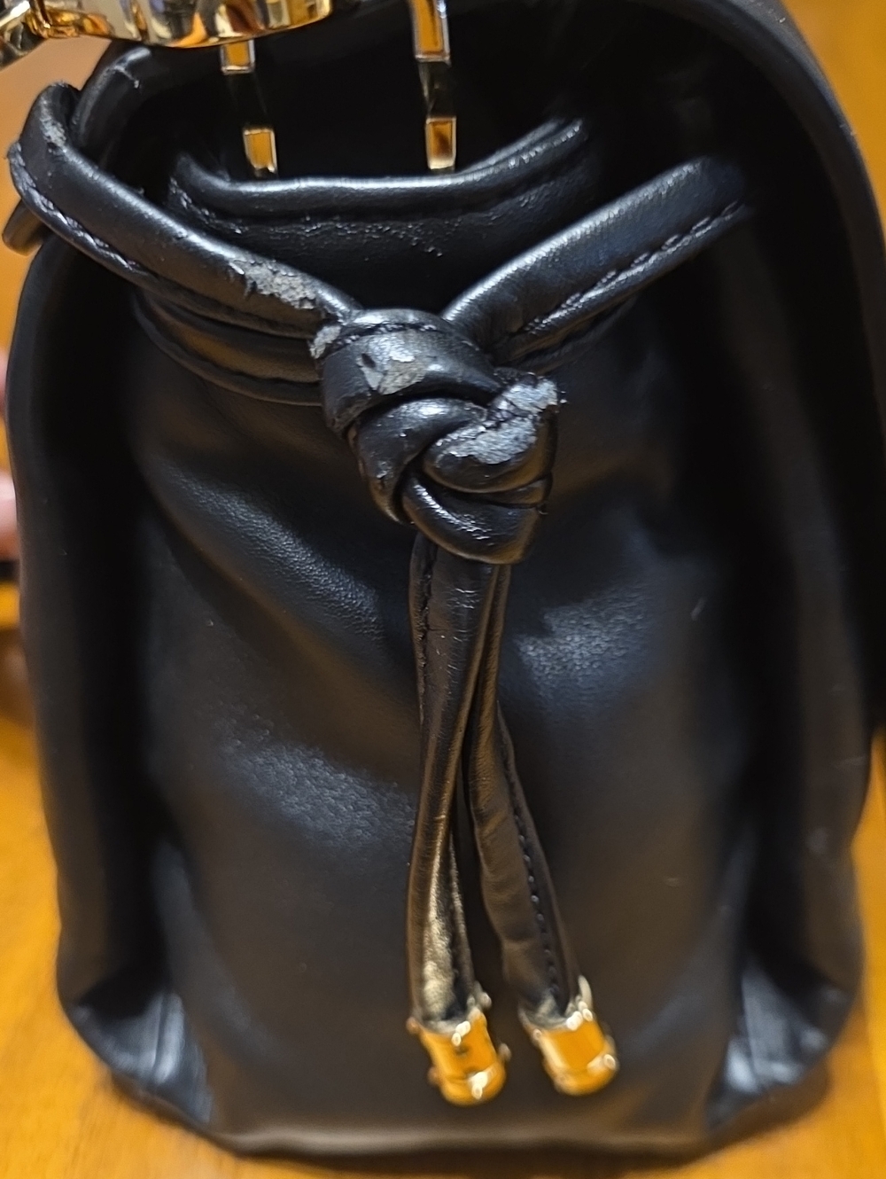 Michael Kors Black Leather Shoulder Bag - Picture 11 of 16